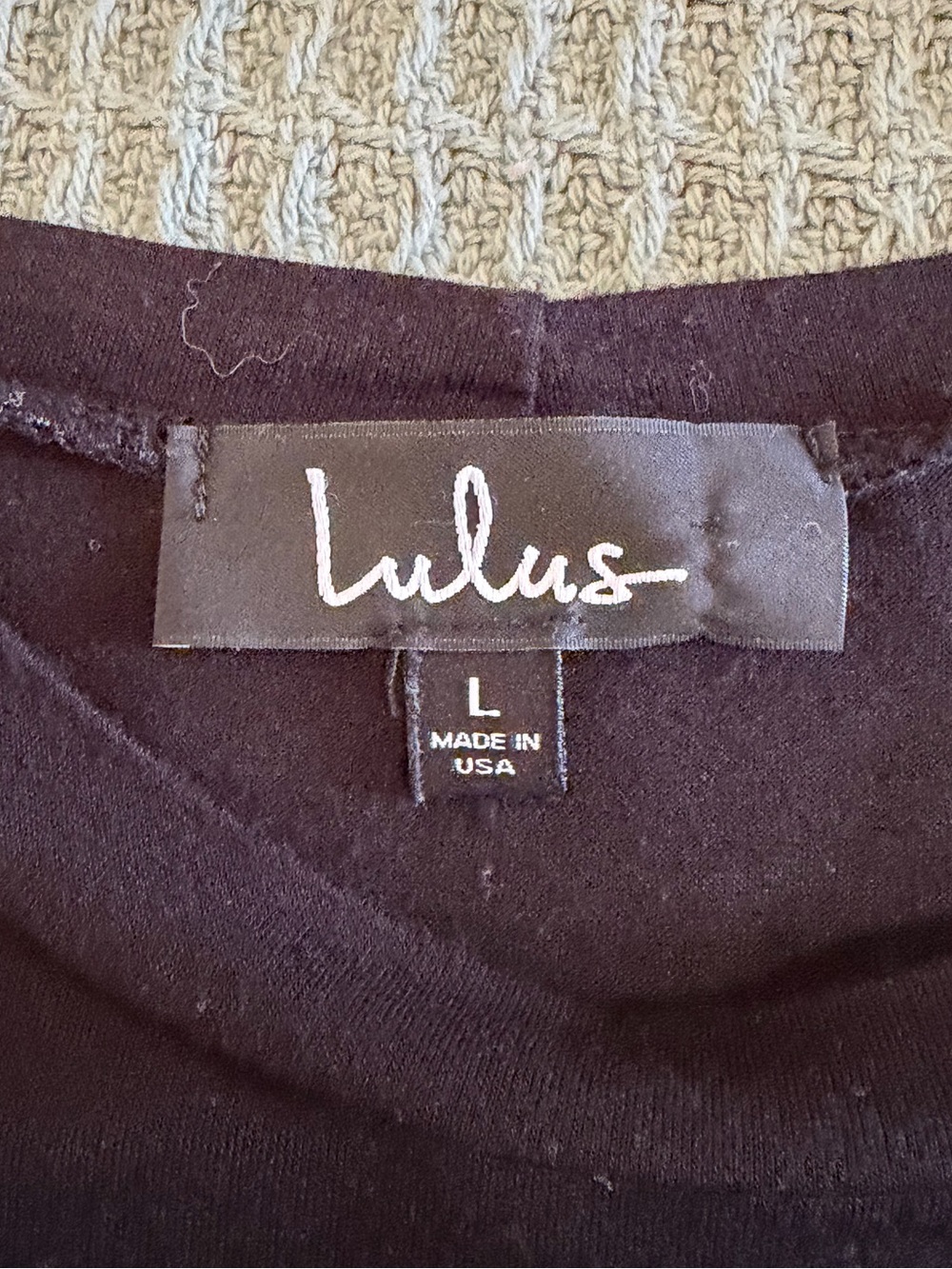 Lulus black basic top - Picture 3 of 5